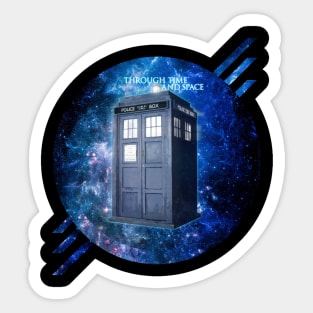 Through Time And Space 3 Sticker